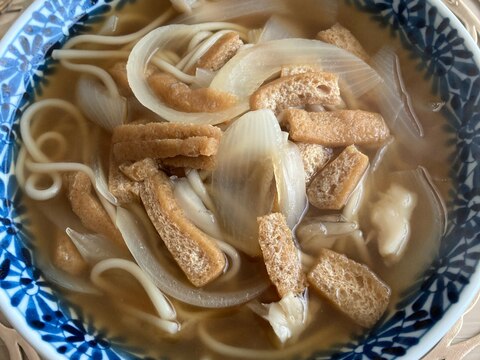 乾麺で煮込みうどん